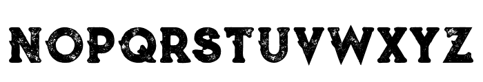 Vultron Black Grunge Font LOWERCASE