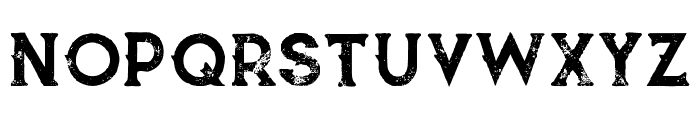 VultronRegularGrunge Font LOWERCASE