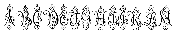 WAWMonogramCenter Font UPPERCASE
