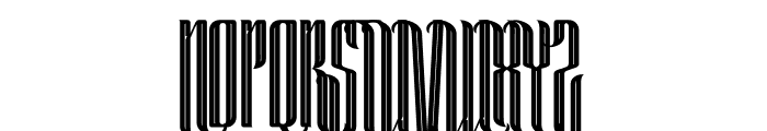 Watson Bold Inline Font UPPERCASE