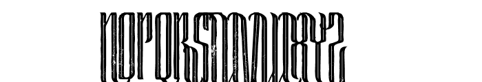 Watson Inline Grunge Font UPPERCASE