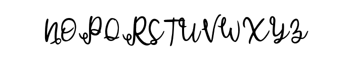 Waverly Date script Font UPPERCASE