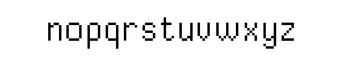 WavesTinyCPC-Regular Font LOWERCASE