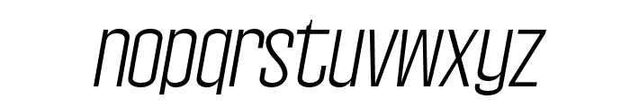 Wellston-LightItalic Font LOWERCASE