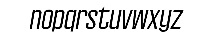 Wellston-MediumItalic Font LOWERCASE