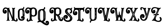 Western rome ligature Font UPPERCASE