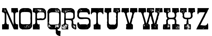 Westwood Grunge Font UPPERCASE