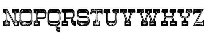 Westwood Inline Grunge Font LOWERCASE