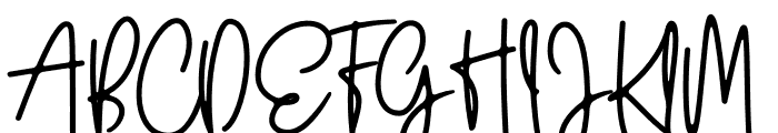 Wildy Sign Font UPPERCASE