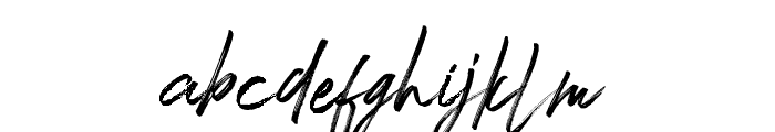 WinterHeart-Regular Font LOWERCASE