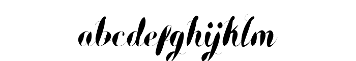 Wolington Font LOWERCASE