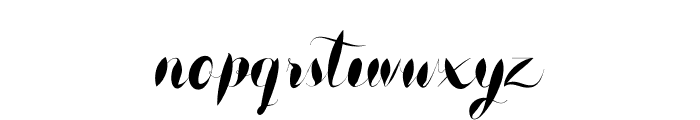 Wolington Font LOWERCASE