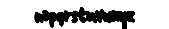 Wolly Shadow Font LOWERCASE