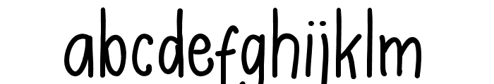 Youthly Regular Font LOWERCASE