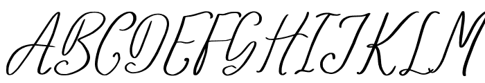 Zarkafi Font UPPERCASE