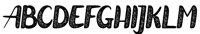 Zeligh Rough Font UPPERCASE