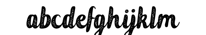 Zeligh Rough Font LOWERCASE