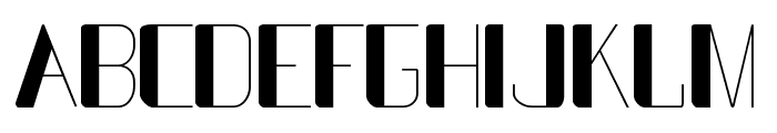 Zenith Fill Light Font UPPERCASE