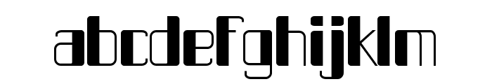 Zenith Fill Font LOWERCASE