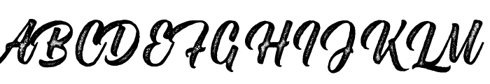 Zenith Rough Font UPPERCASE