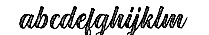 Zenith Rough Font LOWERCASE