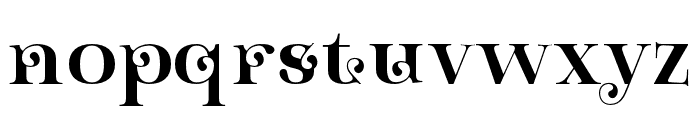 Zoltana-Regular Font LOWERCASE