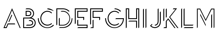 arc Regular Font UPPERCASE