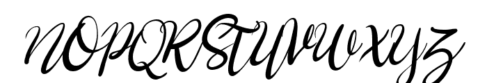 brushgyo-Italic Font UPPERCASE