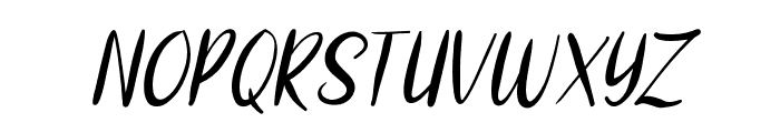 brushgyobrother-Italic Font UPPERCASE