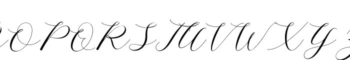 clover Font UPPERCASE