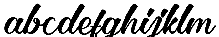 hillda Font LOWERCASE