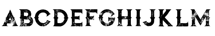 jibrilRegularGrunge Font LOWERCASE