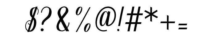 mahony script Regular Font OTHER CHARS