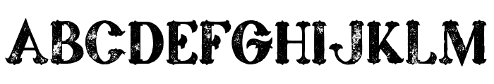 marinboldgrunge Font LOWERCASE