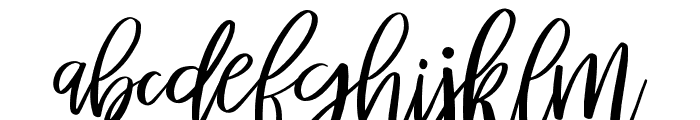mellony Font LOWERCASE