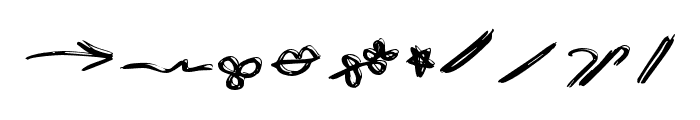 mibrush_Ornaments Font OTHER CHARS