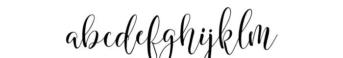 mightyheart Regular Font LOWERCASE