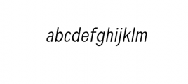 Engula-Italic.ttf Font LOWERCASE