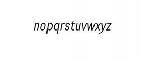 Engula-Italic.ttf Font LOWERCASE