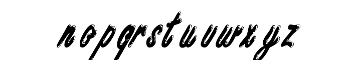 Encino Condensed Italic Font LOWERCASE