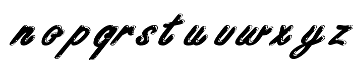 Encino Extended Italic Font LOWERCASE