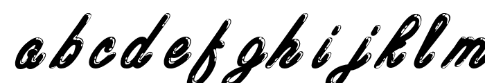 Encino Italic Font LOWERCASE