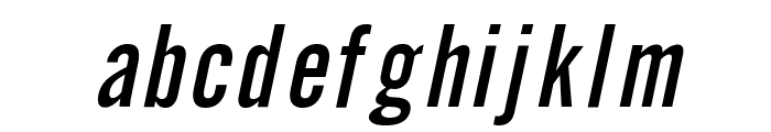 Eng Gothic Italic Font LOWERCASE