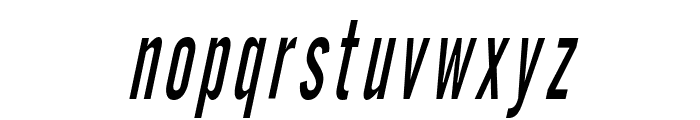 Eng Gothic Thin Italic Font LOWERCASE