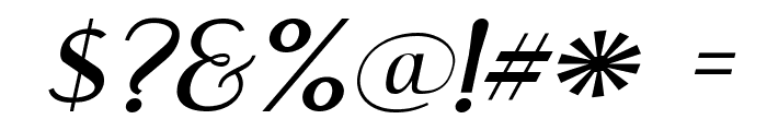 Engebrechtre Expanded Italic Font OTHER CHARS