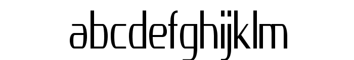 Englesan-CondensedRegular Font LOWERCASE