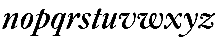English 1766 Book Italic Font LOWERCASE