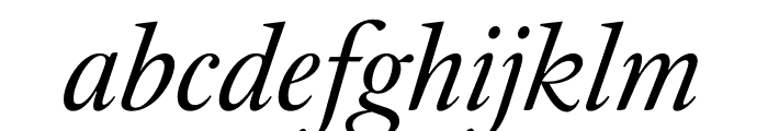 English 1766 Light Italic Font LOWERCASE