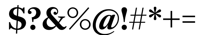 English 1766 Medium Font OTHER CHARS