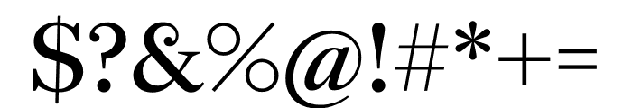 English 1766 Regular Font OTHER CHARS